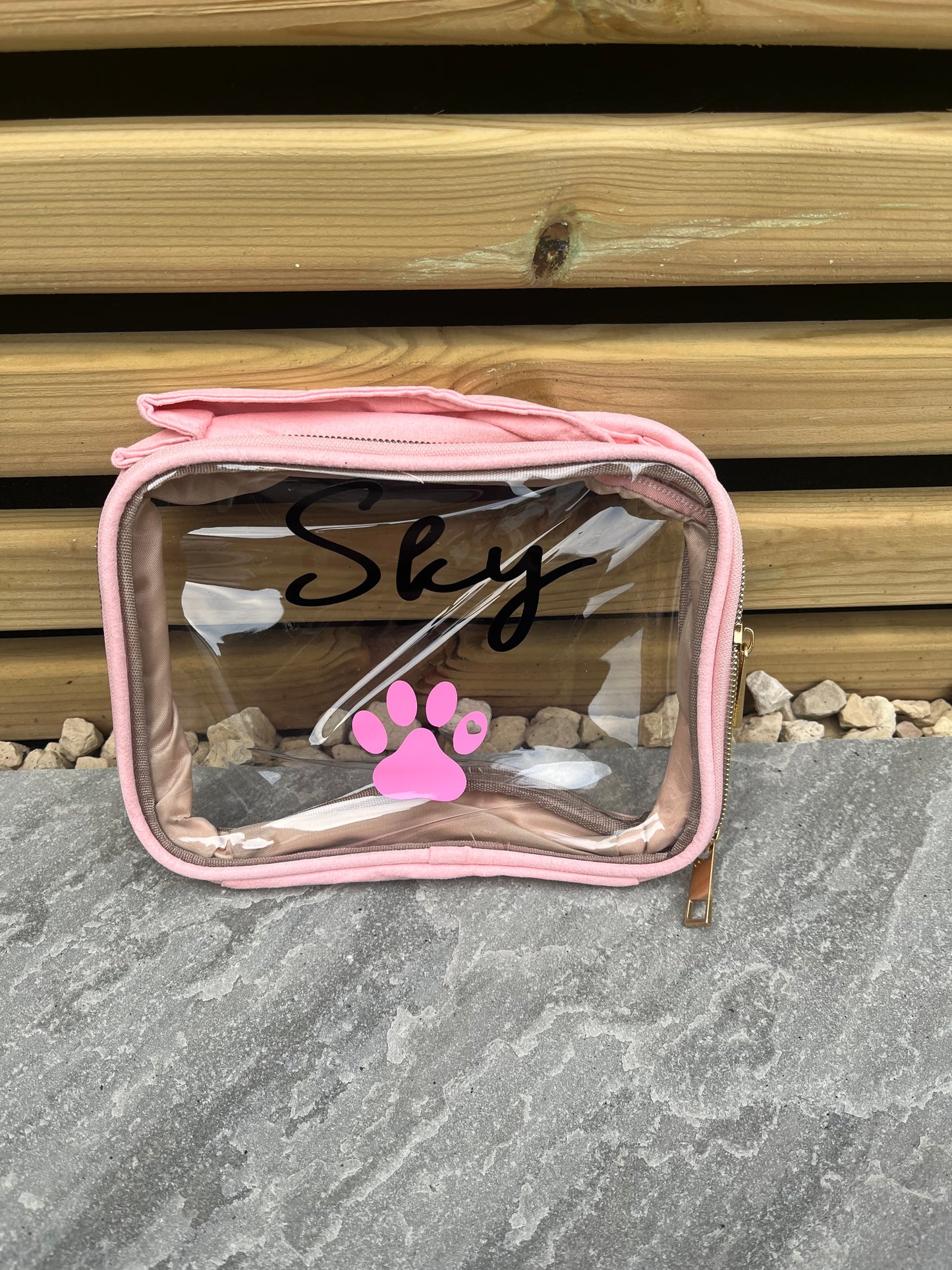 Personalised Vanity/Travel Bags - Please contact us to discuss design