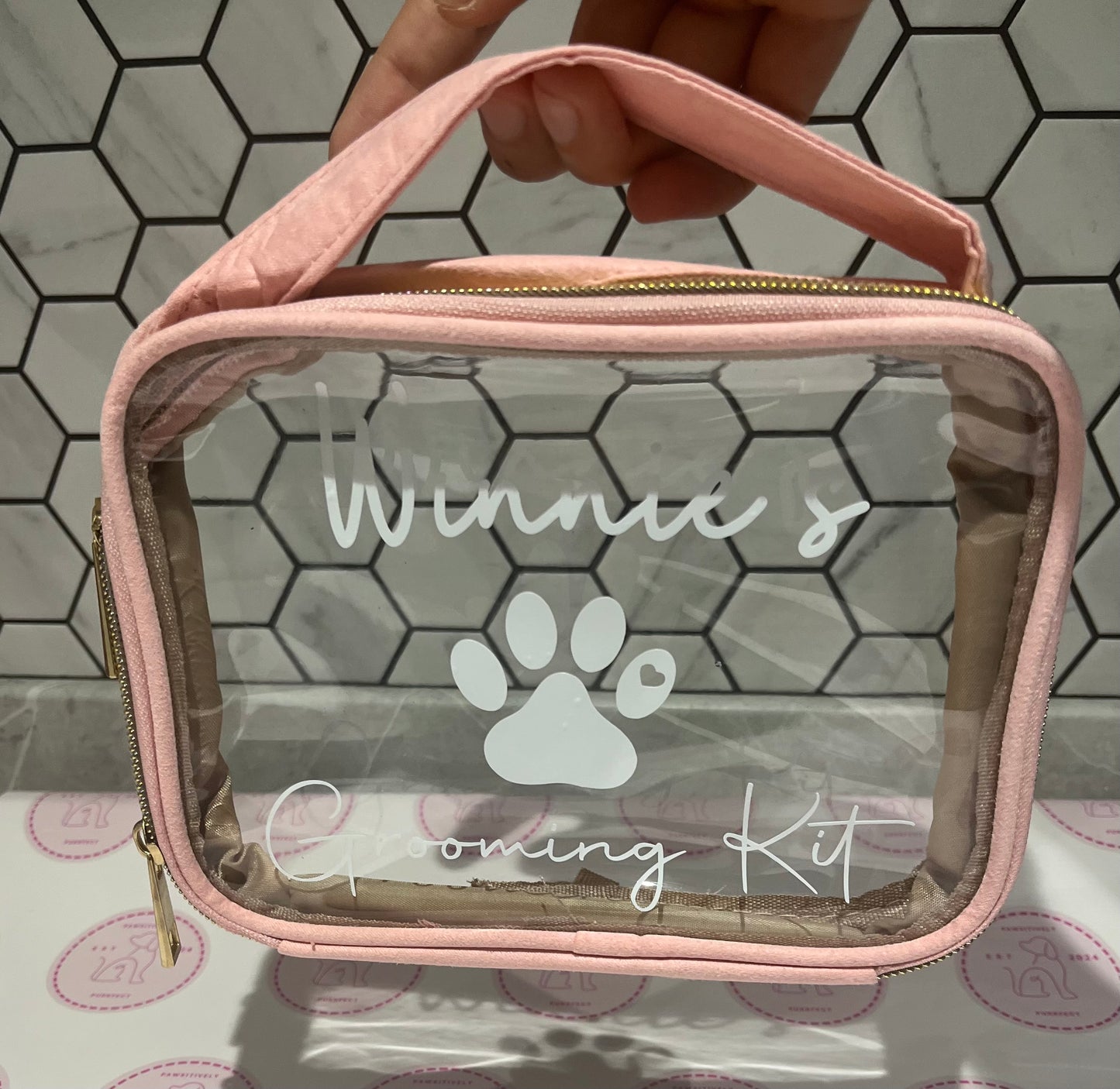 Personalised Vanity/Travel Bags - Please contact us to discuss design
