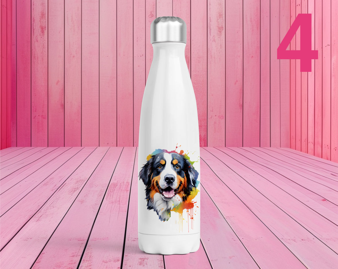 Pet Themed Thermal Stainless Steel Bottle 500ml l Personalised Pet Gifts For Humans | Choose Design