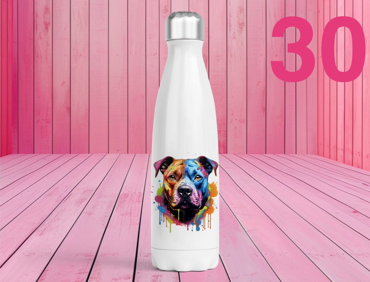 Pet Themed Thermal Stainless Steel Bottle 500ml l Personalised Pet Gifts For Humans | Choose Design