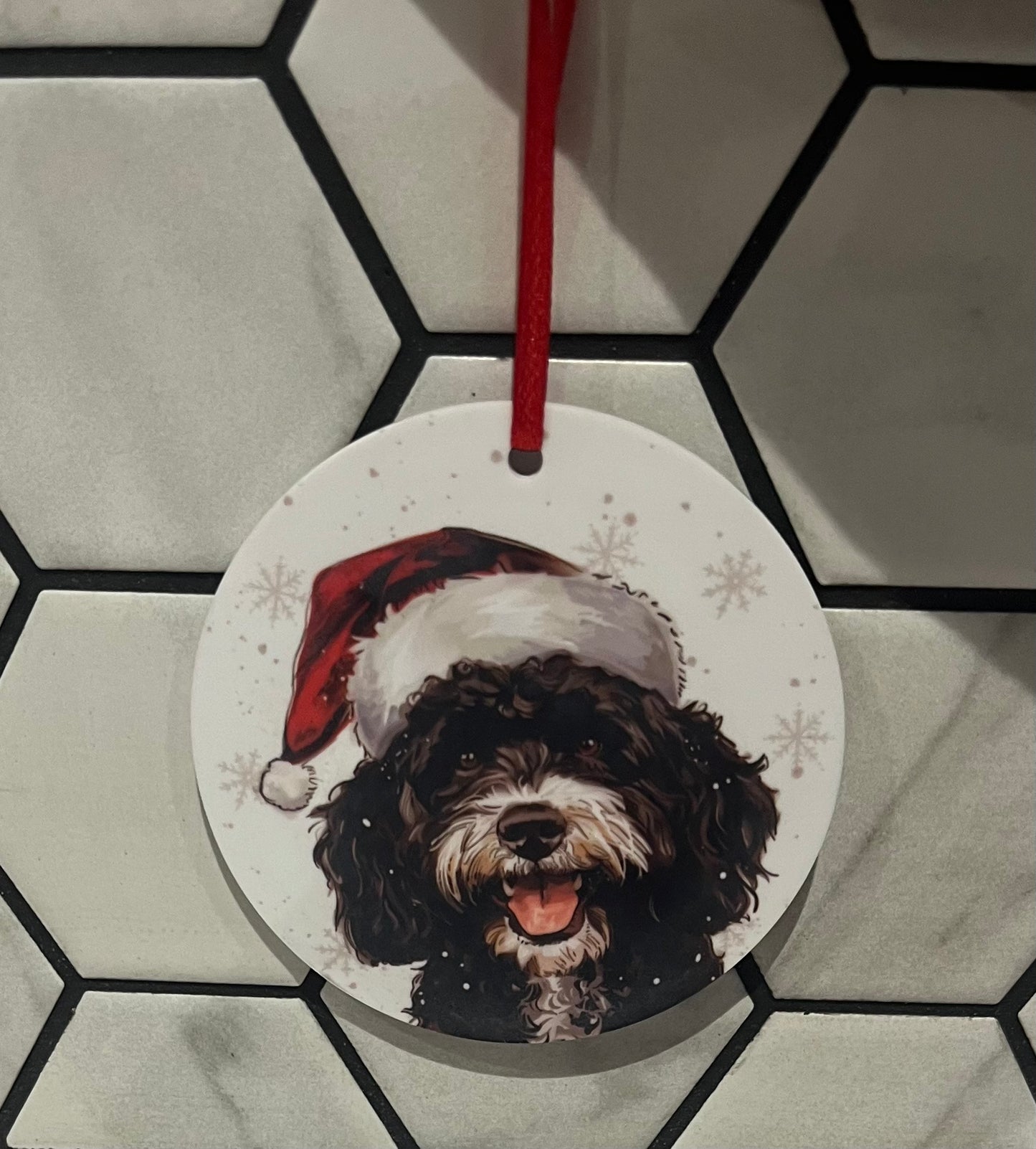 Christmas Pet Bauble Ornament - Pawsitively Purrfect
