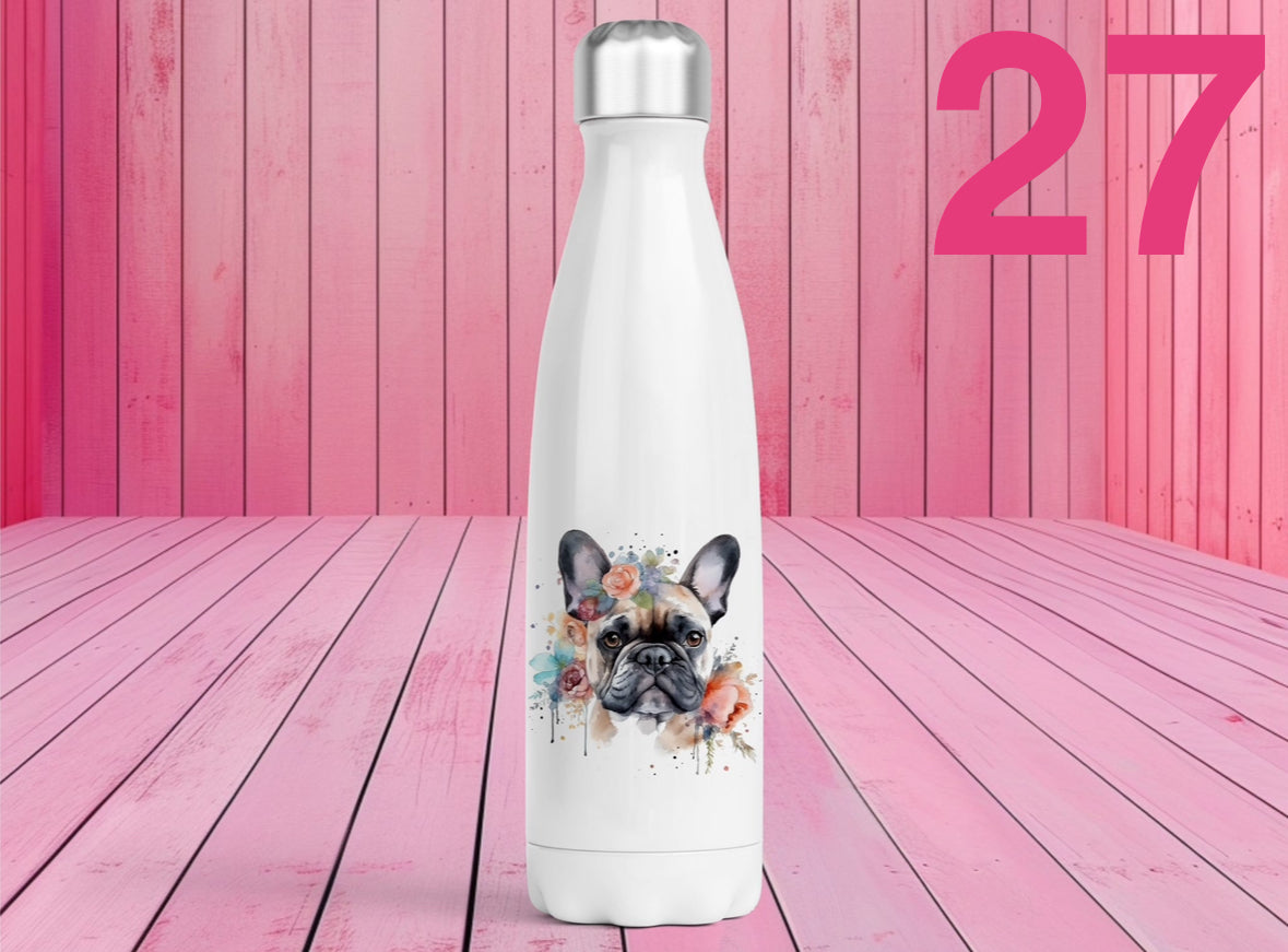 Pet Themed Thermal Stainless Steel Bottle 500ml l Personalised Pet Gifts For Humans | Choose Design