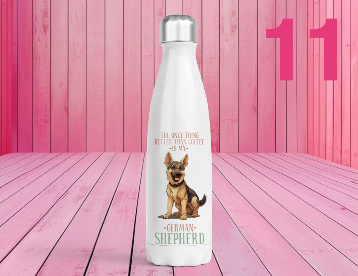 Pet Themed Thermal Stainless Steel Bottle 500ml l Personalised Pet Gifts For Humans | Choose Design