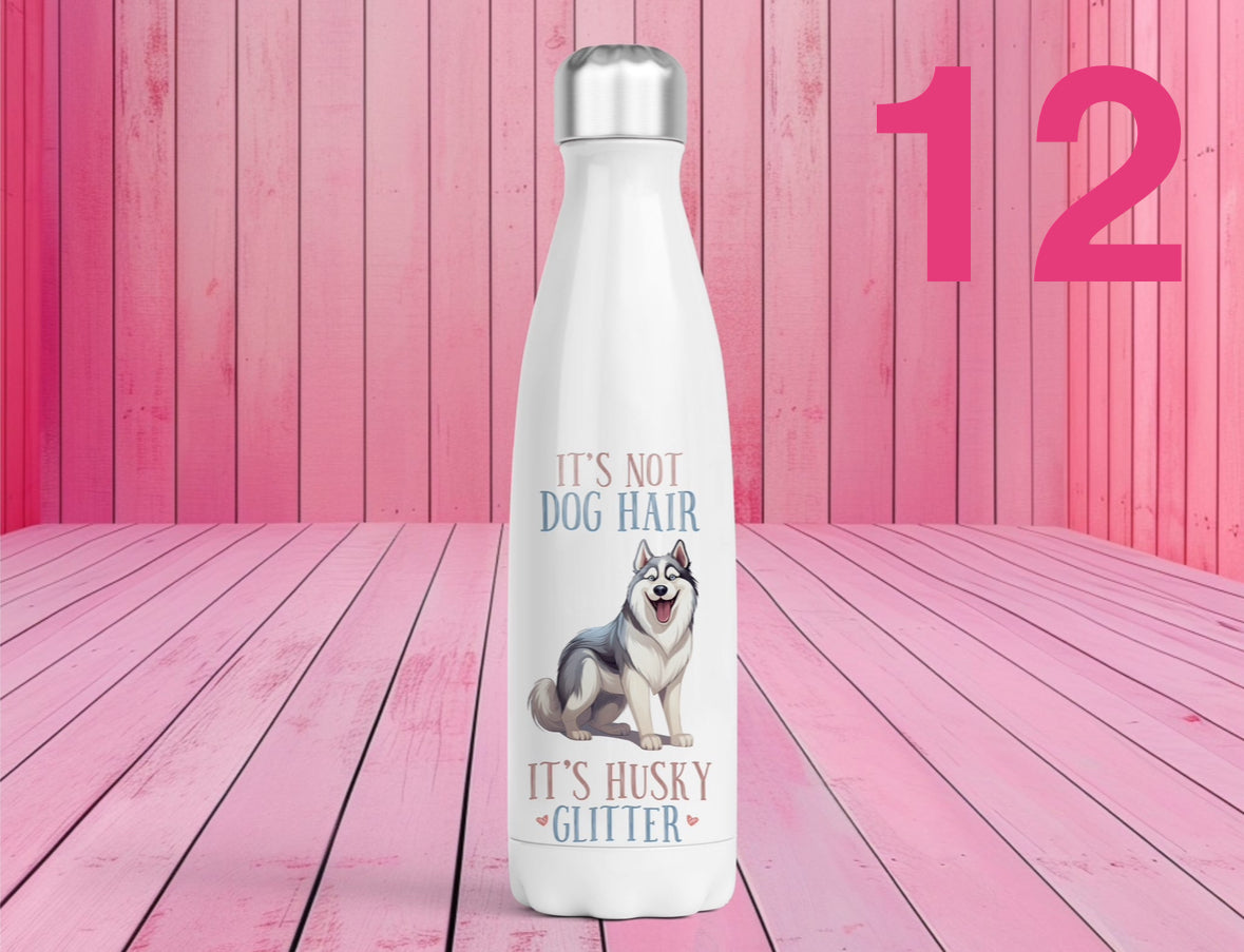 Pet Themed Thermal Stainless Steel Bottle 500ml l Personalised Pet Gifts For Humans | Choose Design