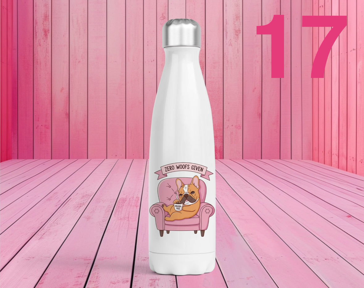 Pet Themed Thermal Stainless Steel Bottle 500ml l Personalised Pet Gifts For Humans | Choose Design