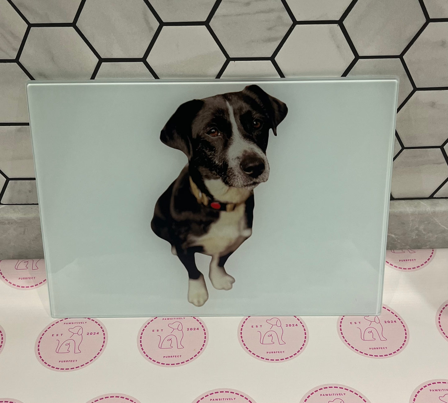 Personalised Clear Chopping Board - Please contact us to discuss design