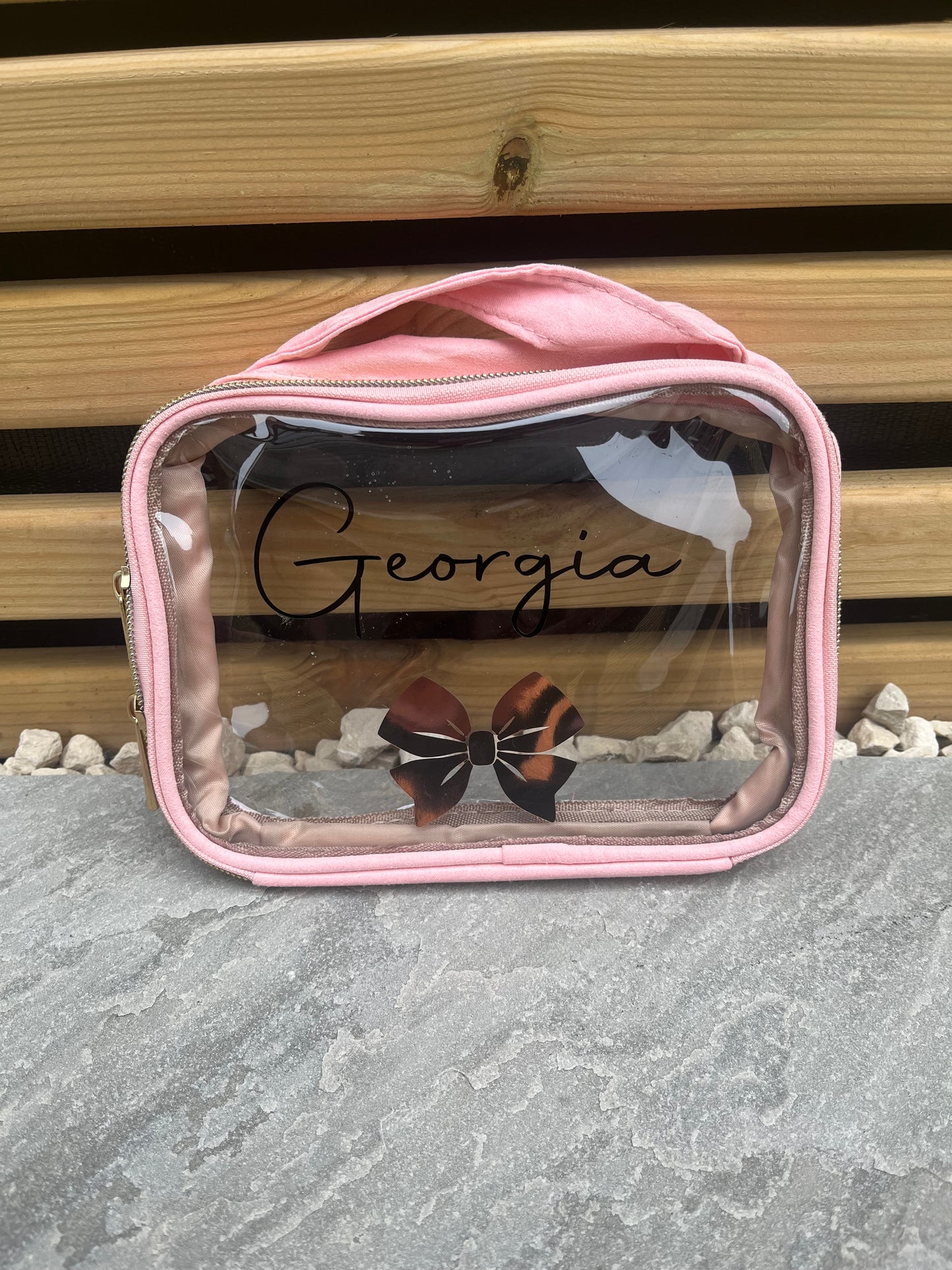 Personalised Vanity/Travel Bags - Please contact us to discuss design
