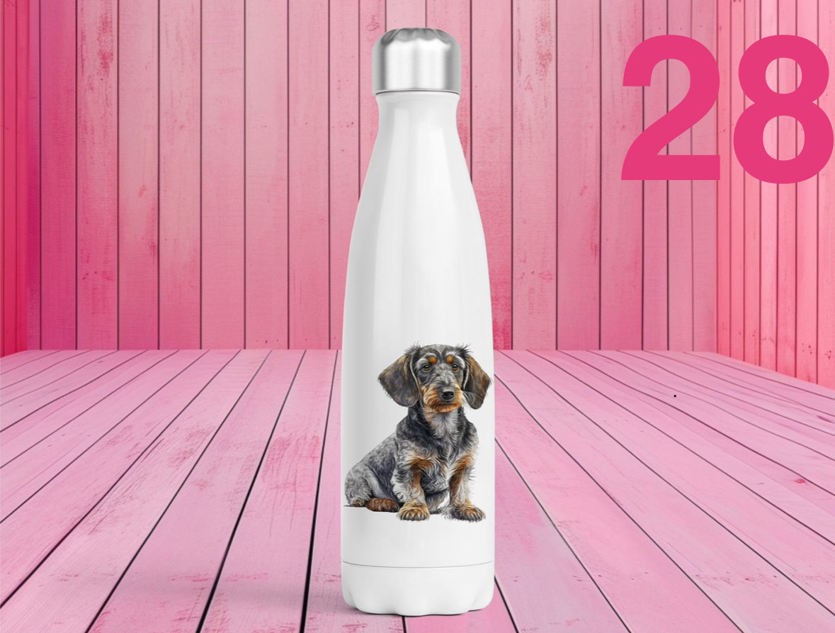 Pet Themed Thermal Stainless Steel Bottle 500ml l Personalised Pet Gifts For Humans | Choose Design