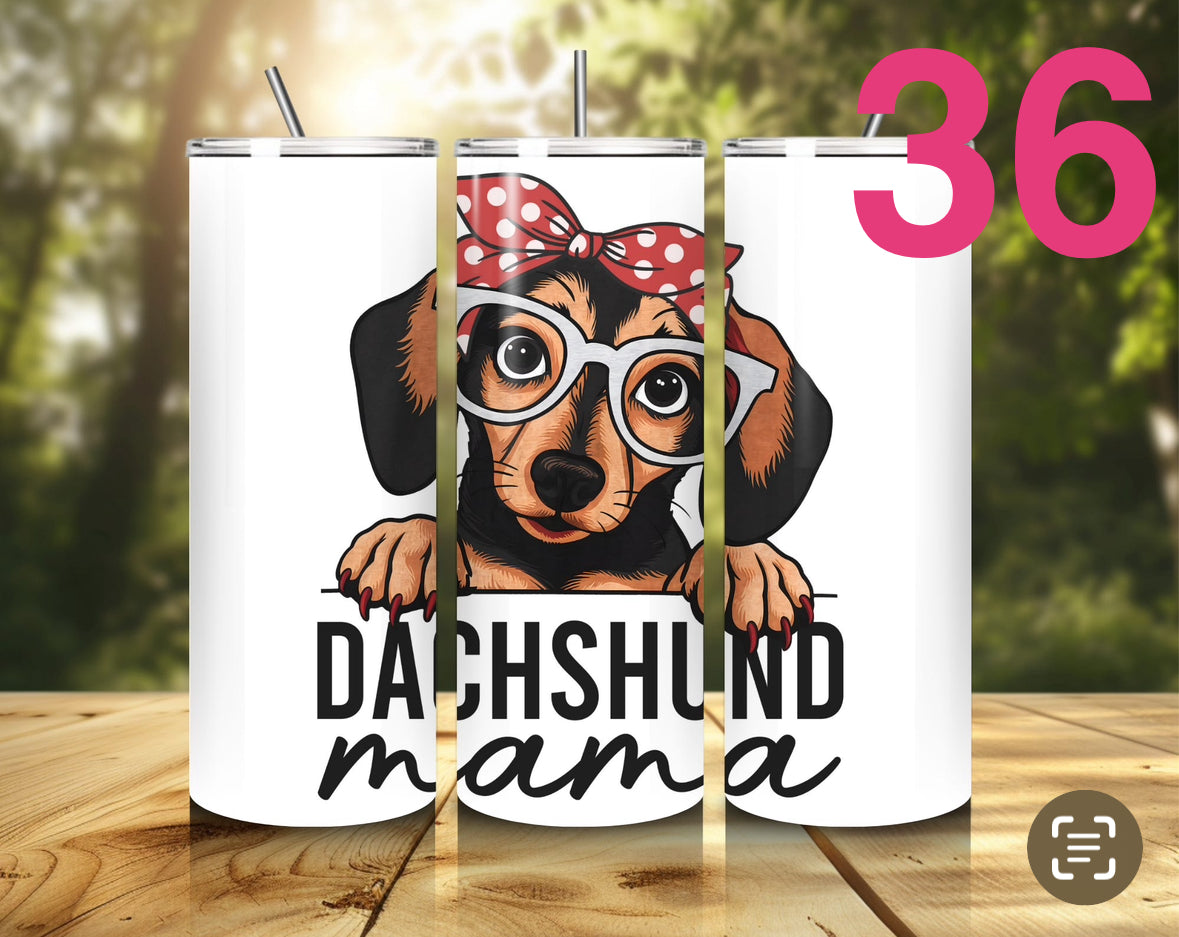 Pet Themed Thermal Stainless Steel Tumbler 20oz - Dogs l Pet Gifts For Humans | Choose Design