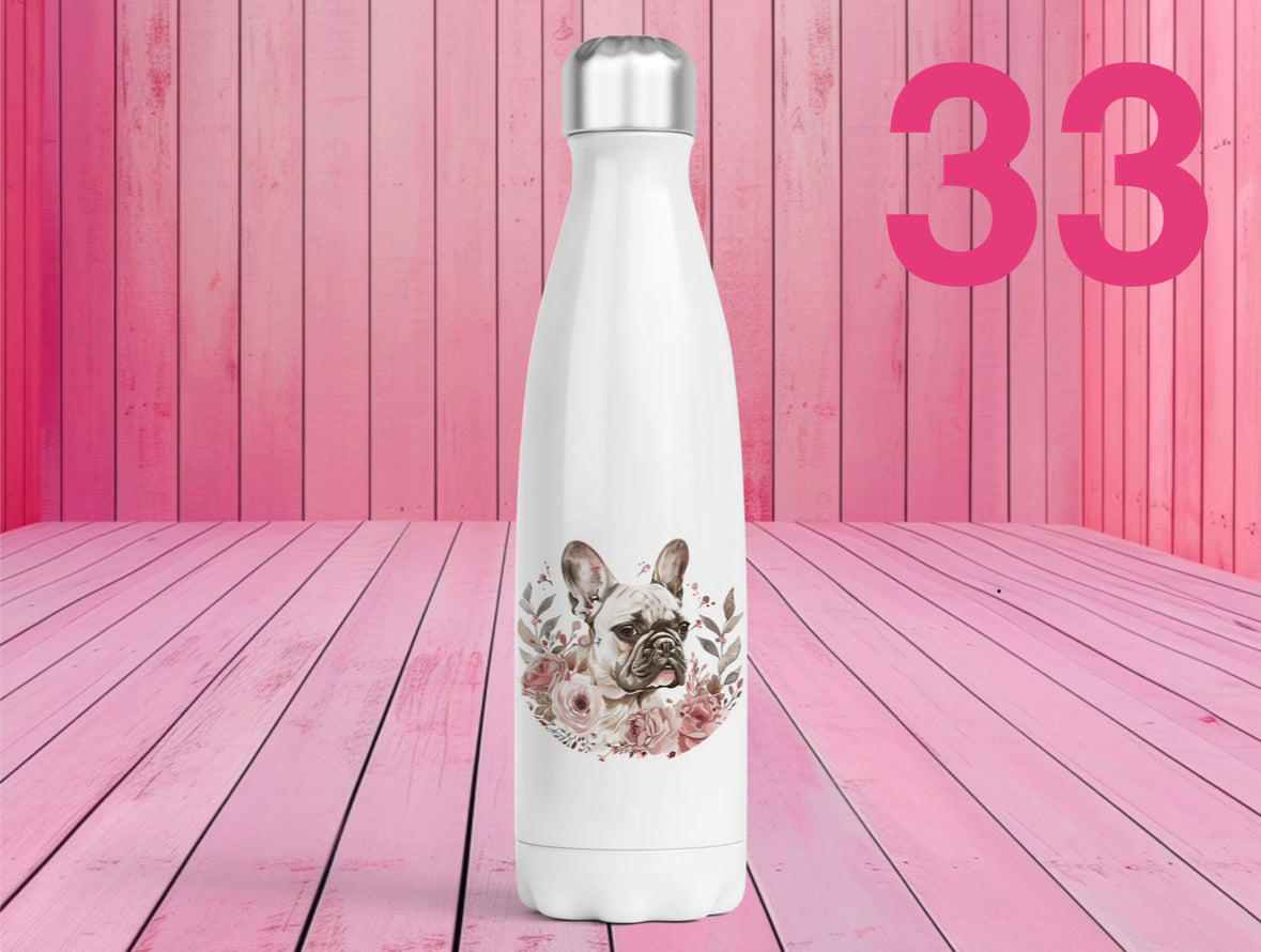 Pet Themed Thermal Stainless Steel Bottle 500ml l Personalised Pet Gifts For Humans | Choose Design