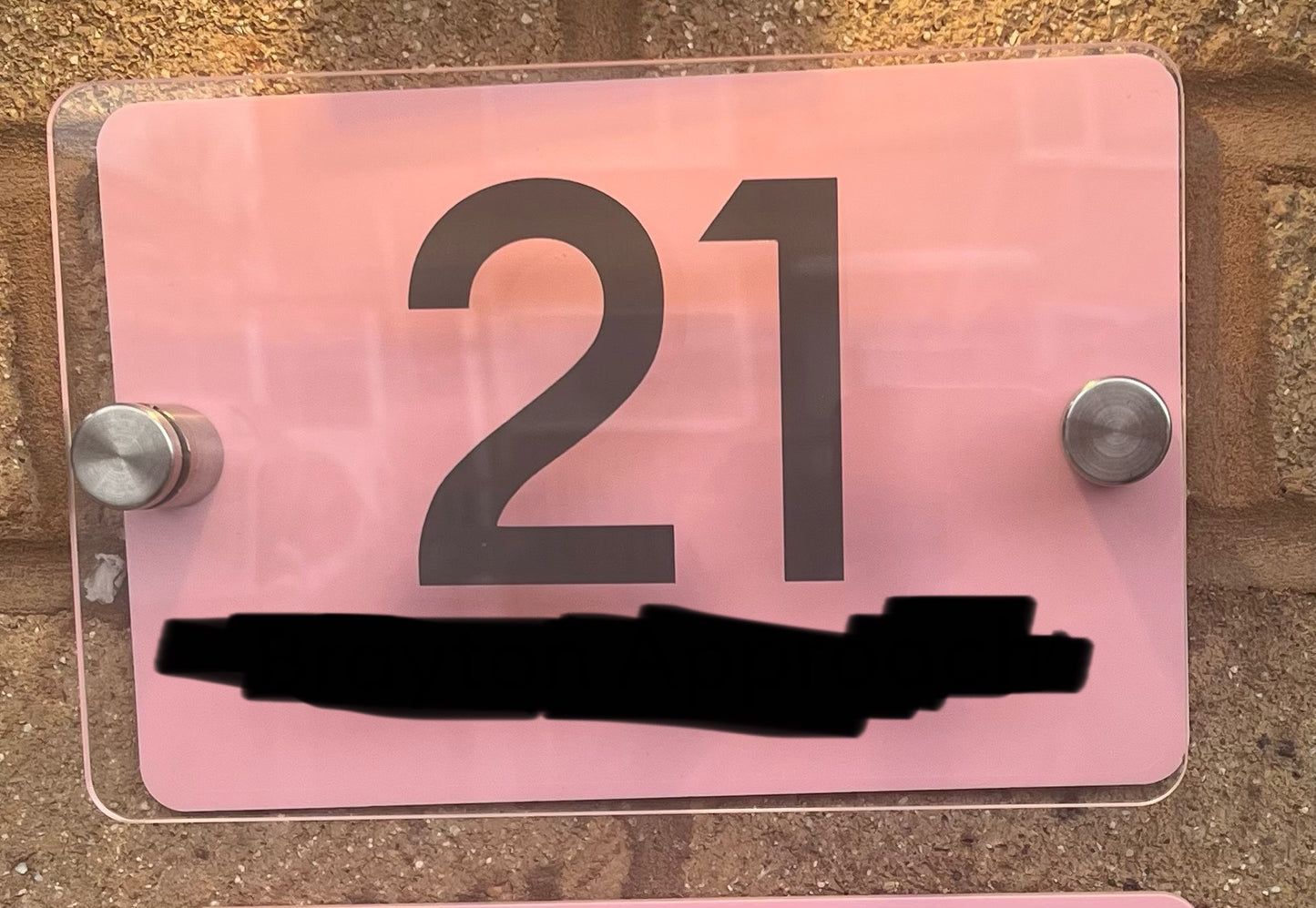 Acrylic Door Plaque - Please contact us to discuss design