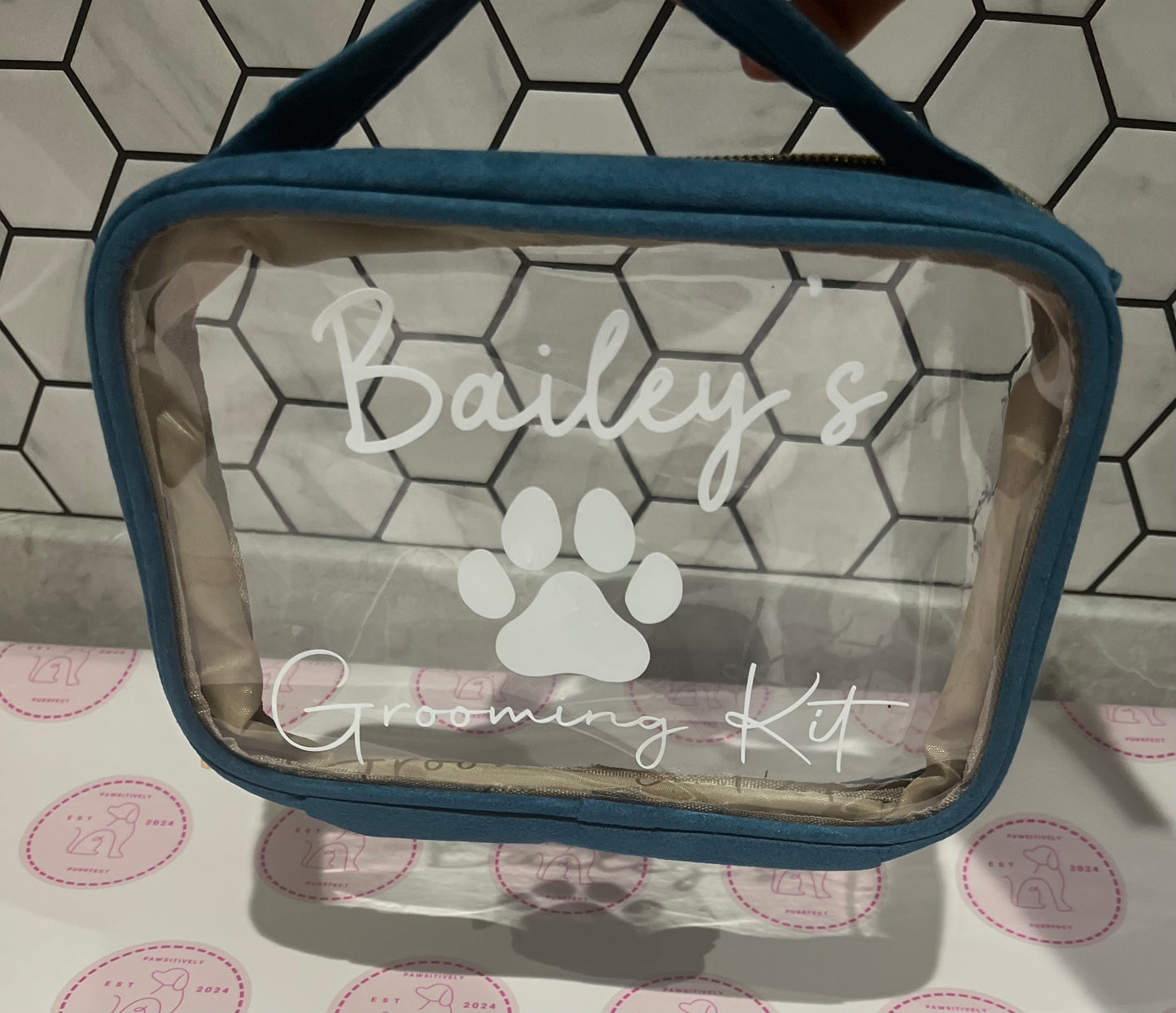 Personalised Vanity/Travel Bags - Please contact us to discuss design