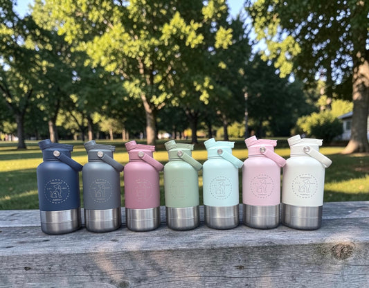Hydra Paws Bottles in a row
