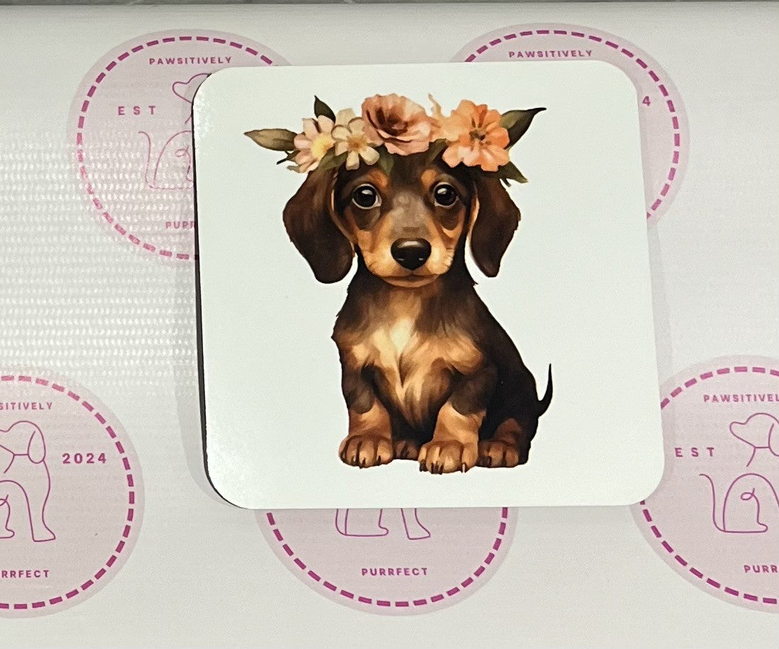 Pet Themed Cork Backed Coasters