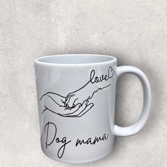 Human Hand & Dog Paw 11oz Mug