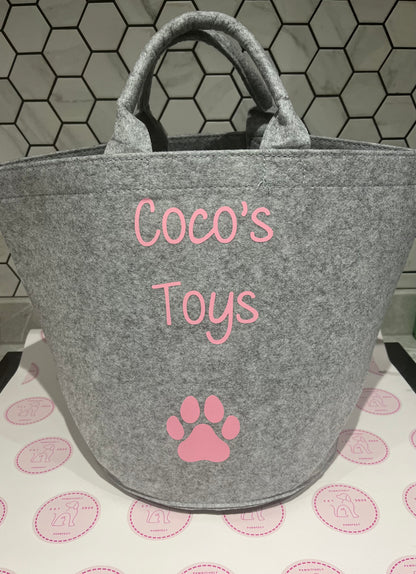 Personalised Toy Bag - Small 30cm- Please contact us to discuss design
