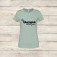 t shirt with my therapist has paws in black