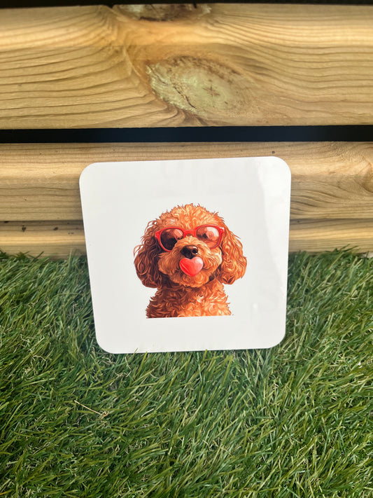 Pet Themed Cork Backed Coasters