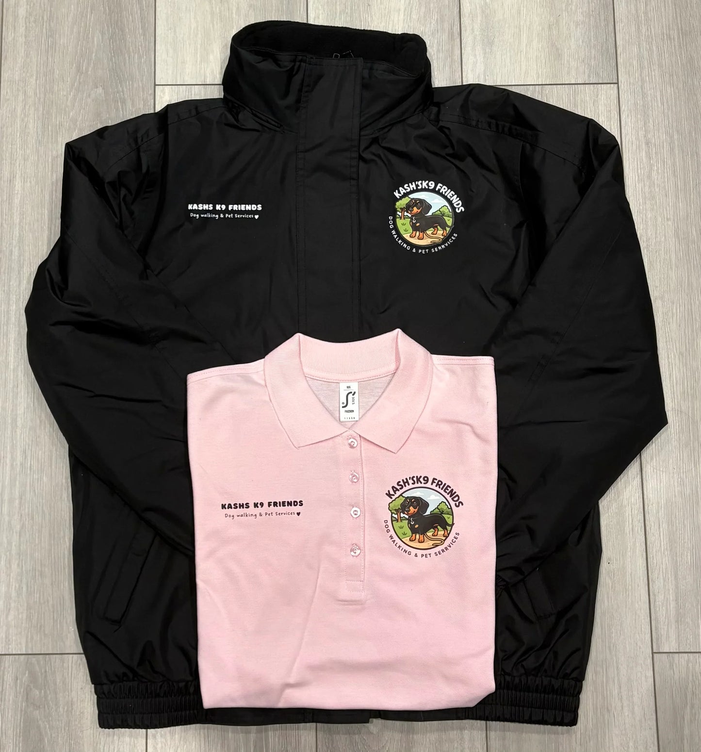 Personalised Clothing For Uniforms/Business Use Also Available- Please contact us for more information - Pawsitively Purrfect