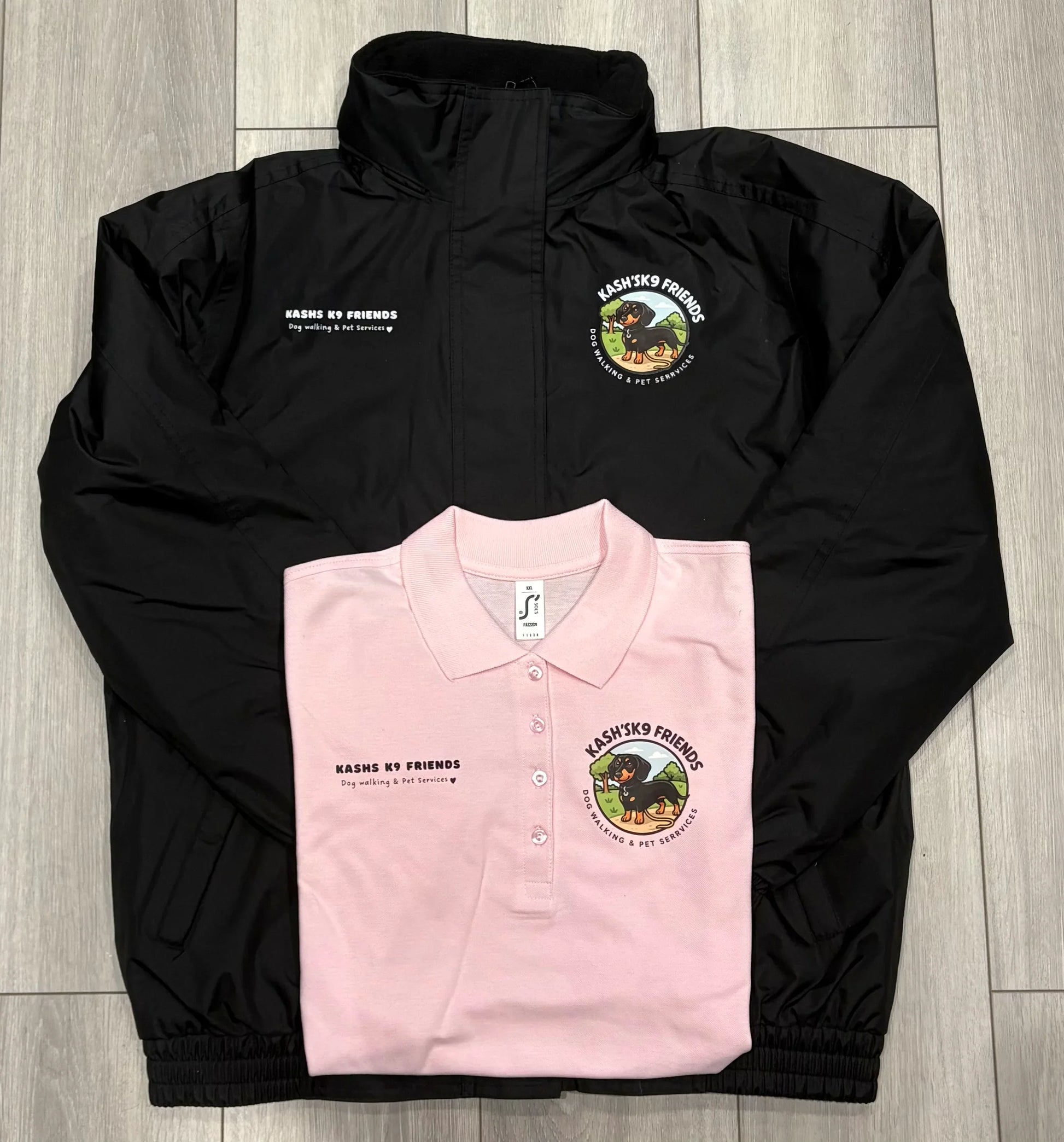 Personalised Clothing For Uniforms/Business Use Also Available- Please contact us for more information - Pawsitively Purrfect