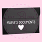 Personalised Pet Themed Document Wallet