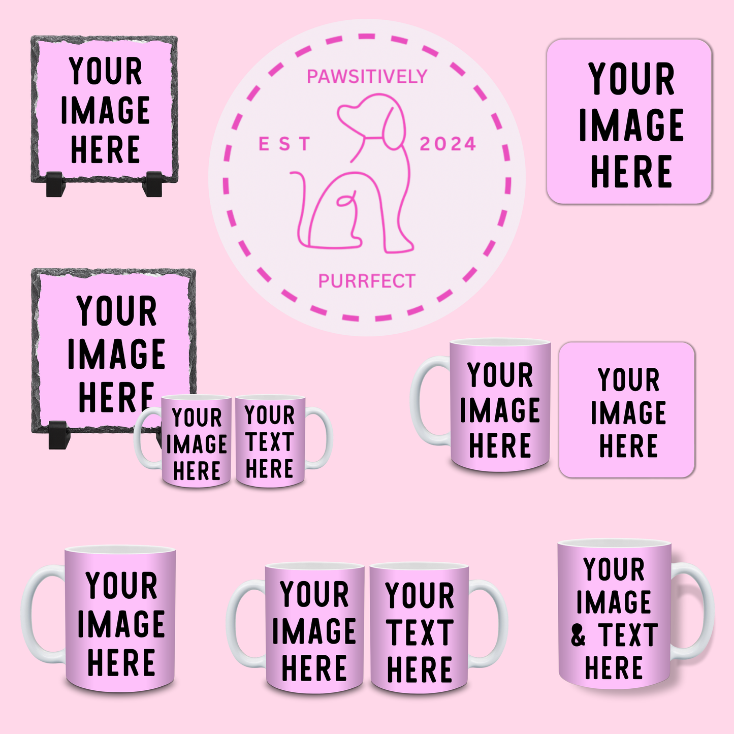 Personalised Pet Design Mug 11oz | Coaster | Mug 11oz & Coaster | Pet Gifts For Humans |