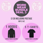 Business Workwear Uniform Bundle| Hoodie x 1 & T Shirt x 5 | FREE POSTAGE