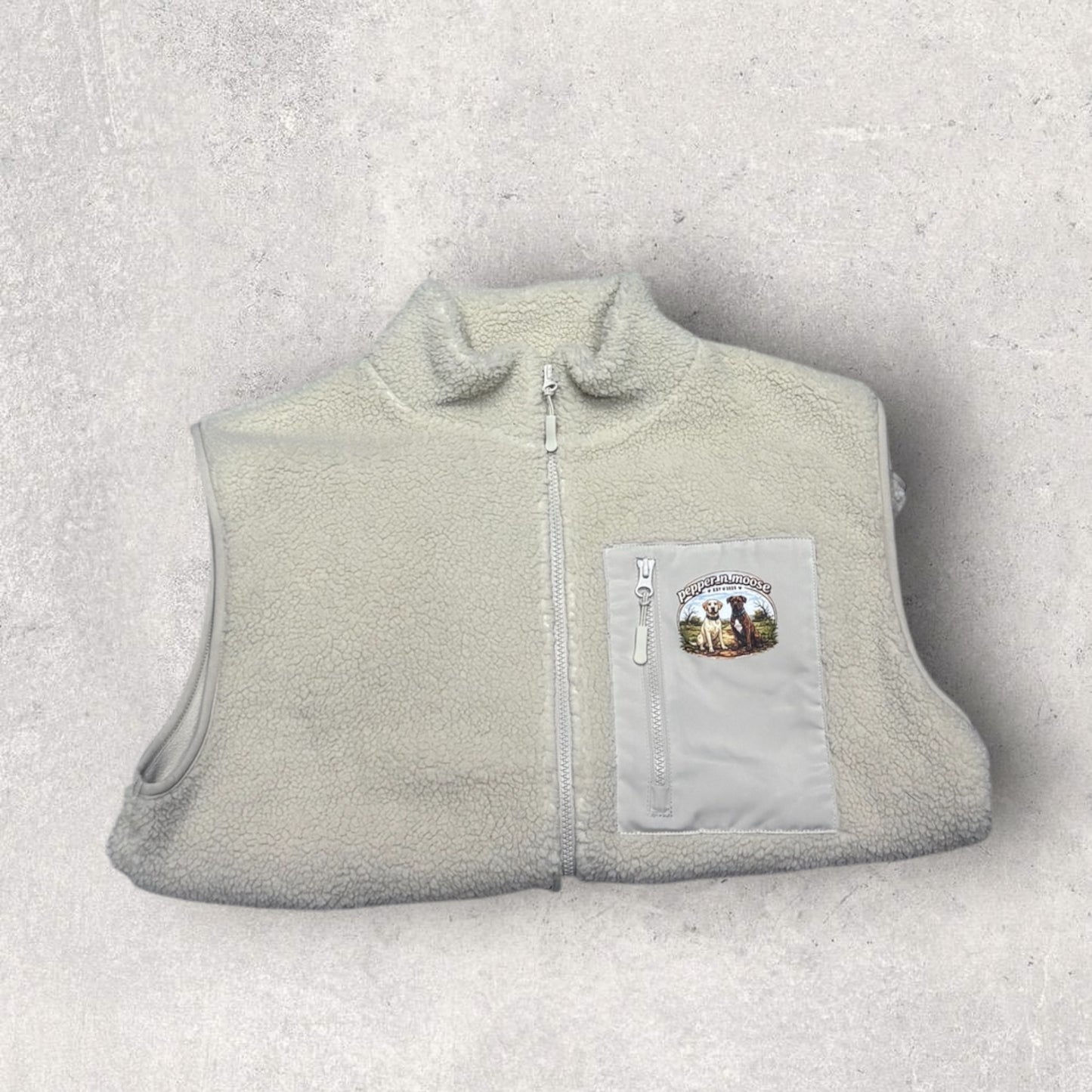 Unisex Workwear Borg Fleece Zipped Gillet