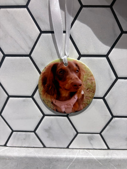 Personalised Christmas Pet Bauble Ornament
