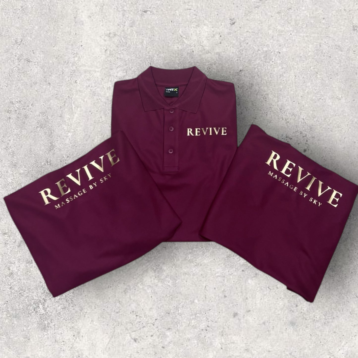 Bundle of personalised polo shirt uniforms