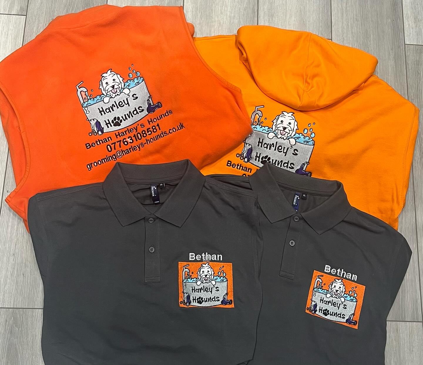 Personalised Clothing For Uniforms/Business Use Also Available- Please contact us for more information - Pawsitively Purrfect