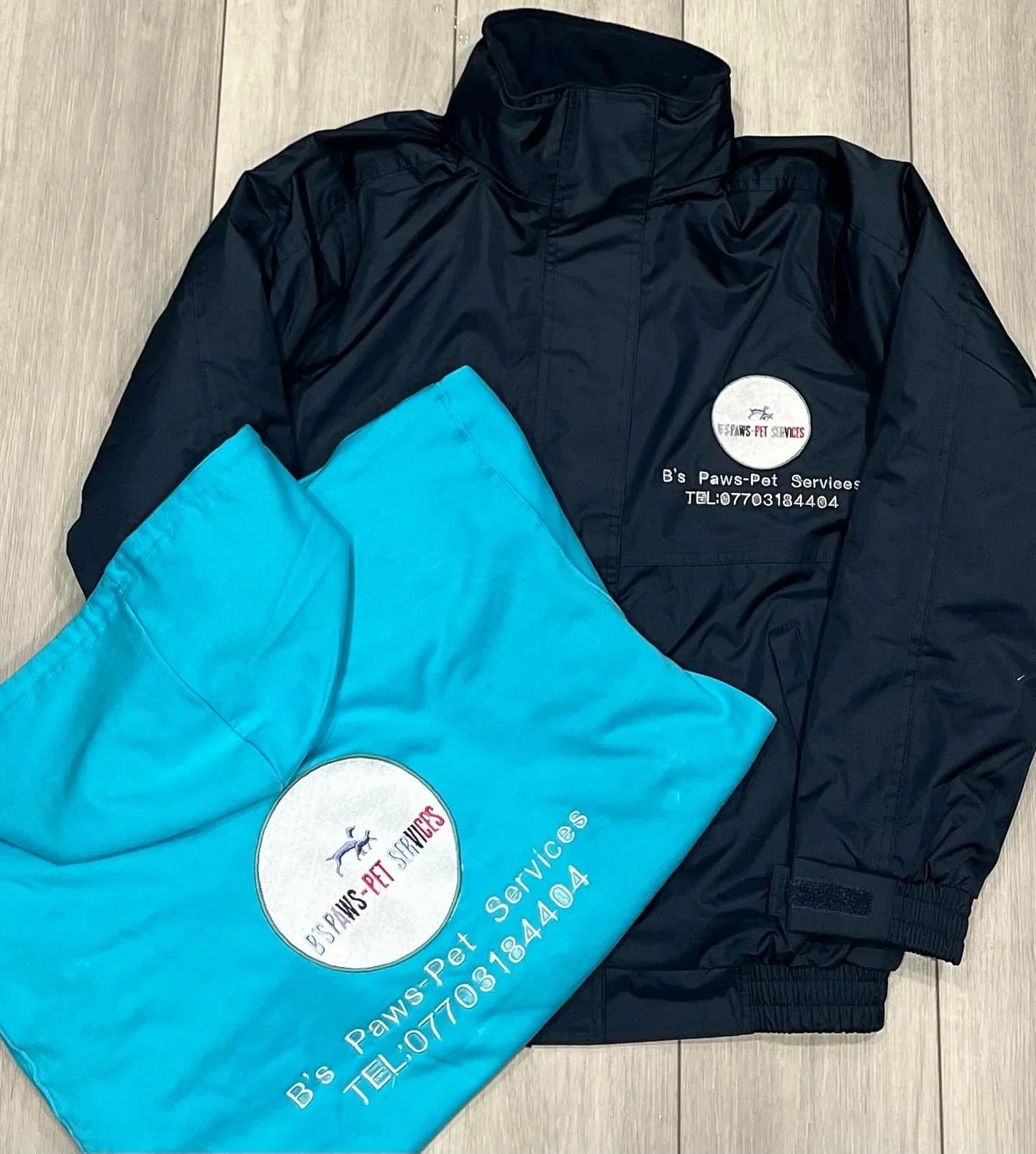 Personalised Clothing For Uniforms/Business Use Also Available- Please contact us for more information - Pawsitively Purrfect