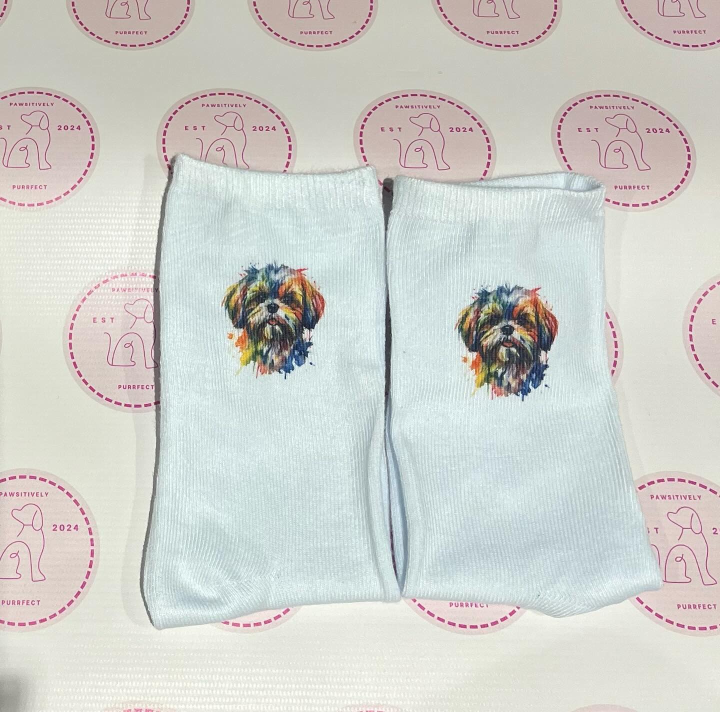 Womens Pet Themed Socks - One Size