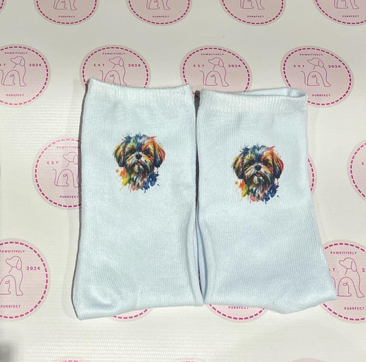 Womens Pet Themed Socks - One Size