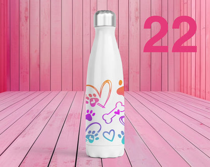Pet Themed Thermal Stainless Steel Bottle 500ml l Personalised Pet Gifts For Humans | Choose Design