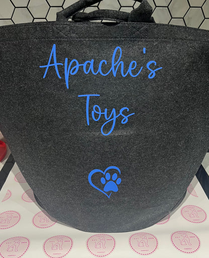 Personalised Toy Bag - Small 30cm- Please contact us to discuss design