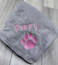 Embroidered Personalised Pet Blankets