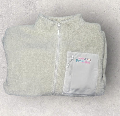 Unisex Workwear Borg Fleece Zipped Jacket