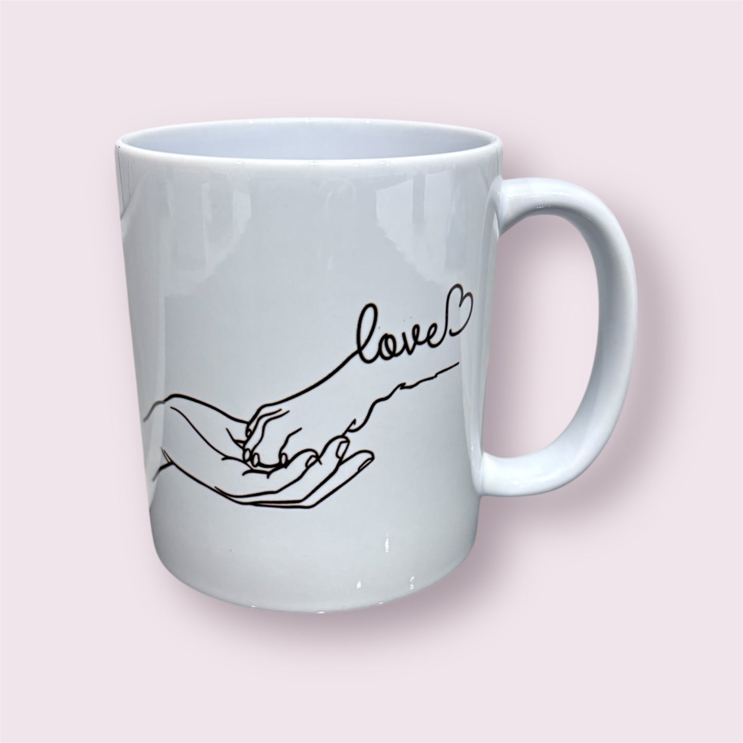 Human Hand & Dog Paw 11oz Mug | Personalised Pet Gifts For Humans