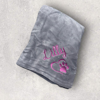 Embroidered Personalised Pet Blankets | Personalised Pet Gifts