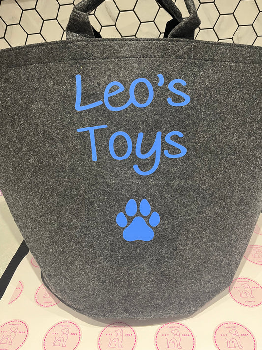 Personalised Toy Bag - Large 40cm- Please contact us to discuss design