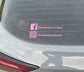 Personalised Car Window Vinyl Decal | Great For Businesses & Pet Social Media