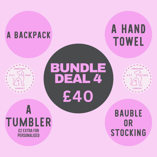 Pawsitively Purrfect | Personalised Gifts | Bundle 4