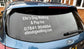 Personalised Car Window Vinyl Decal | Great For Businesses & Pet Social Media