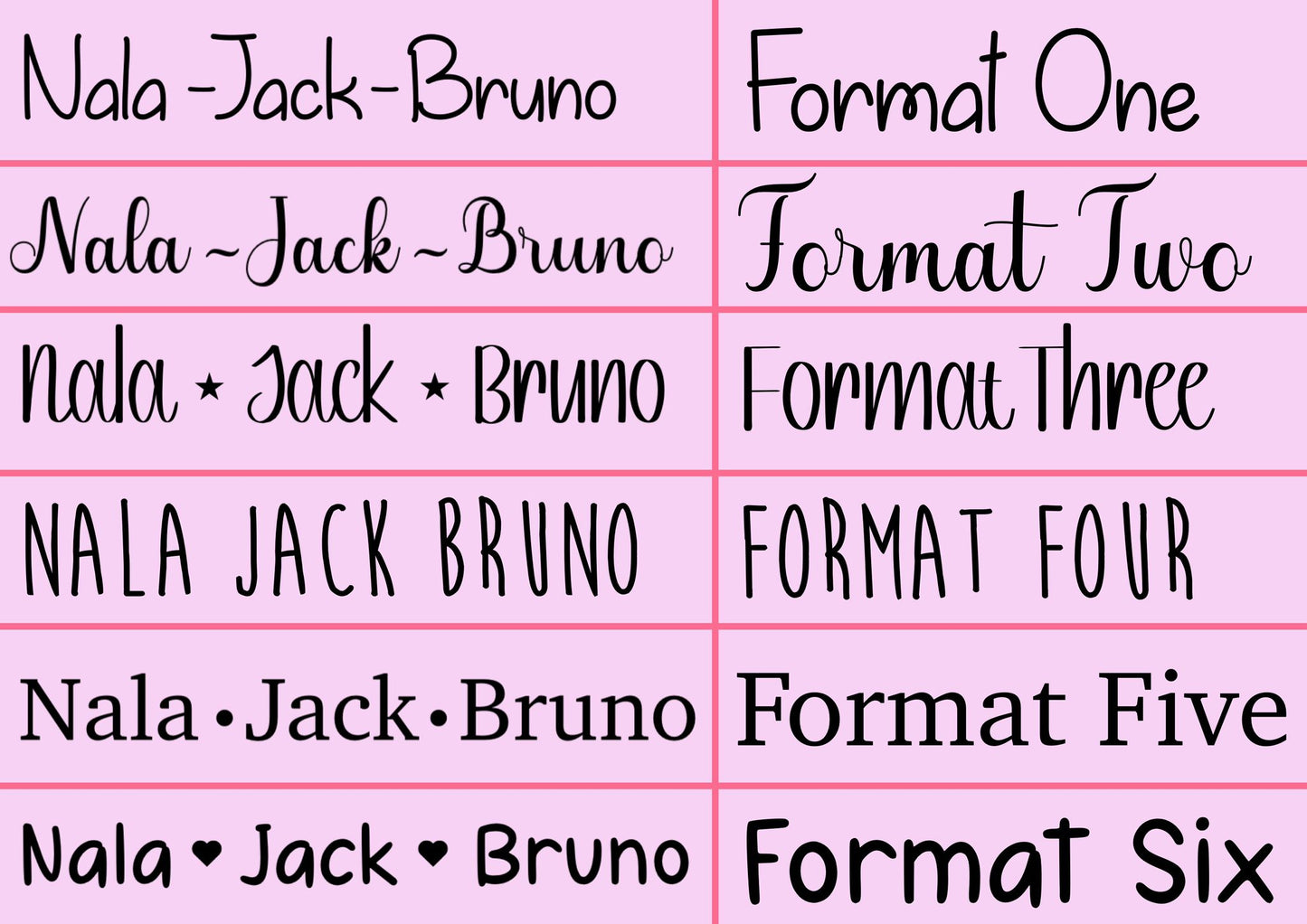 Custom Family Design
