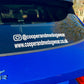 Personalised Car Window Vinyl Decal | Great For Businesses & Pet Social Media