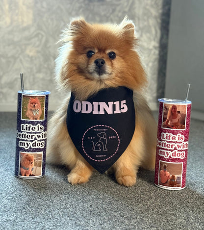 Personalised Thermal Stainless Steel Tumbler 20oz | Pet Gifts For Humans | Lots Of Options