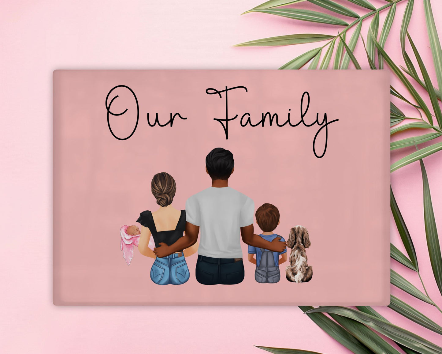 Personalised Clear Chopping Board/Worktop Protector