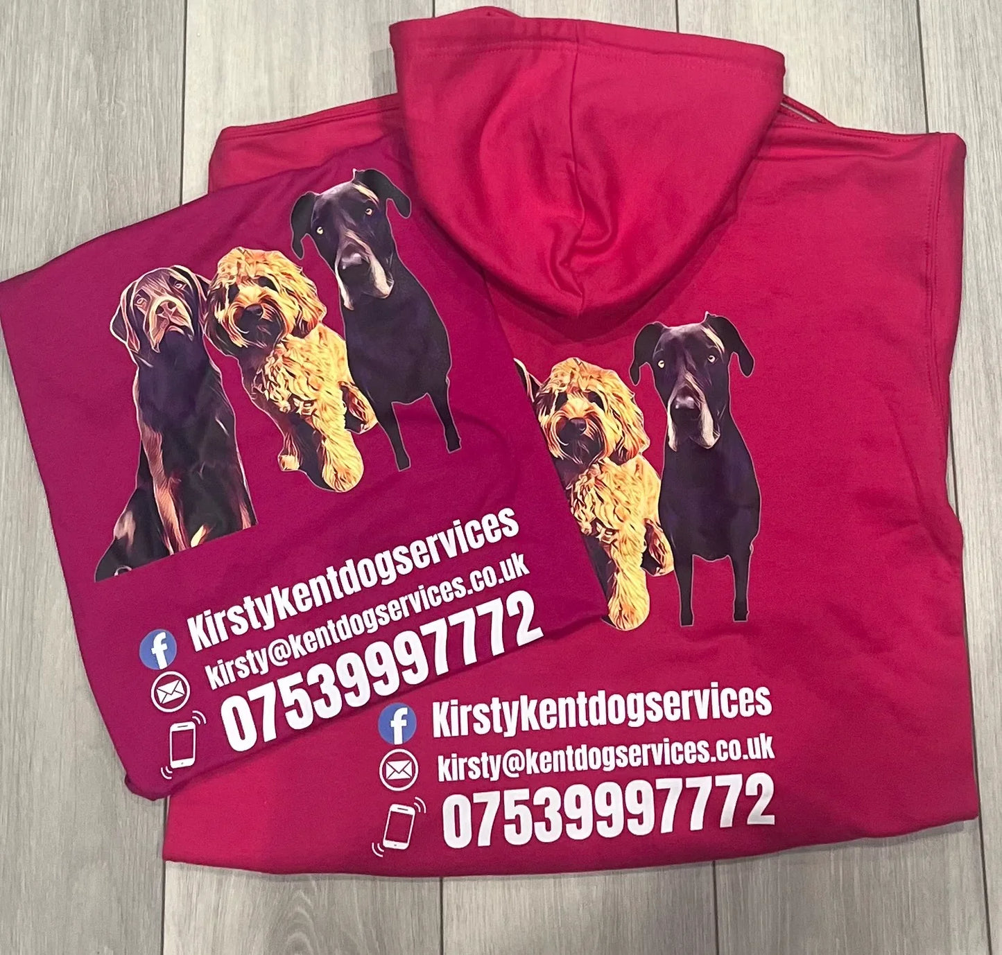 Personalised Clothing For Uniforms/Business Use Also Available- Please contact us for more information - Pawsitively Purrfect
