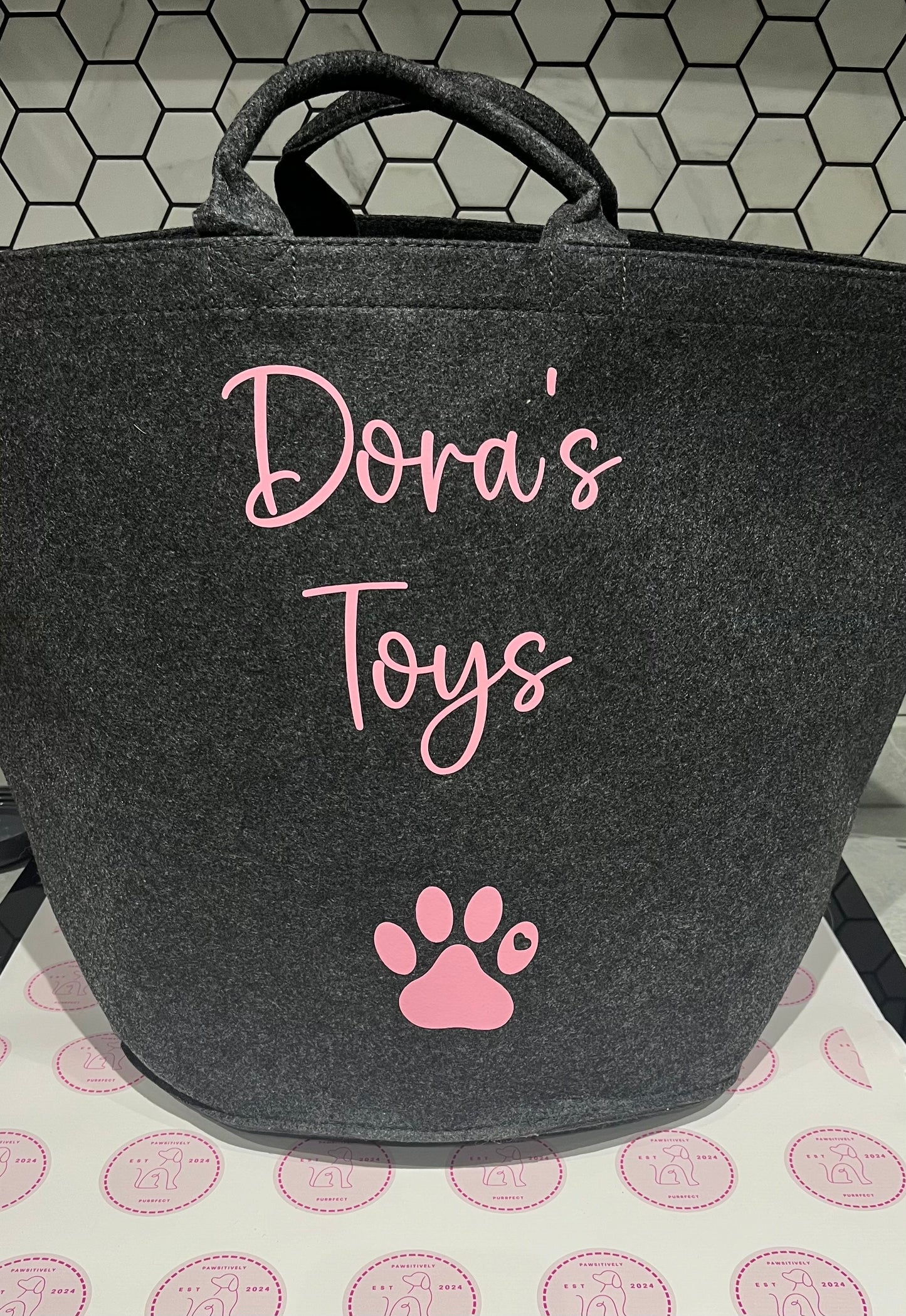 Personalised Toy Bag - Small 30cm- Please contact us to discuss design